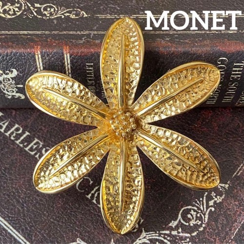 Monet spilla fiore oro cm - spilla,