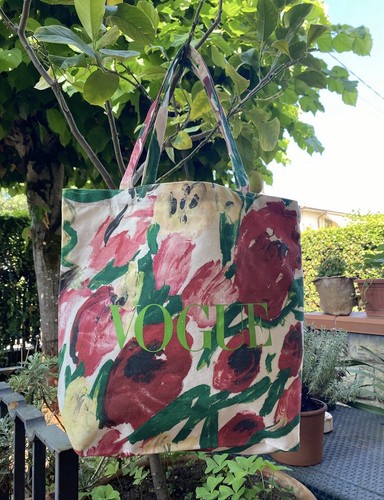 Vogue floreale verde borsa - vogue,