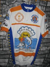 Vintage Cycling jersey shirt 80s Riviera di Romagna Cervia maglia bici ciclismo