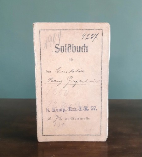 Ww1 libretto soldato tedesco - ww1,