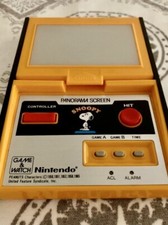 GAME & WATCH NINTENDO PANORAMA SCREEN SNOOPY VINTAGE OTTIME CONDIZIONI TESTATO