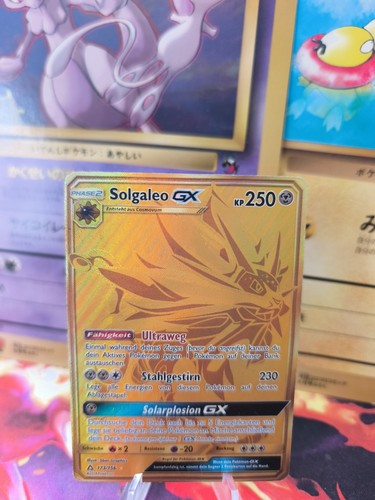 Carta pokemon card solgaleo - pokemon,