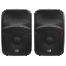 02Casse "IS SPX12A" Amplificate 400W/SpL127db/: Usb,,Bth (1coppia)Aperte  Proel.