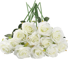 12 PCS Rose Finte Di Seta