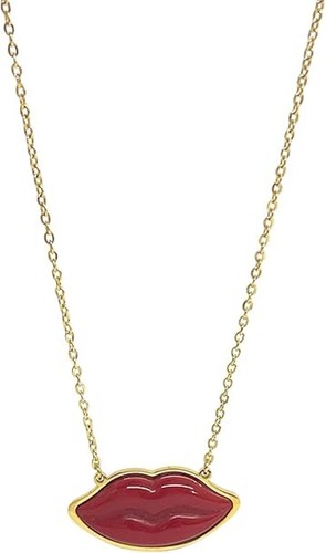 Collana girocollo acciaio - collana, gold