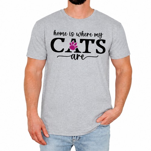 Home where cats - is,