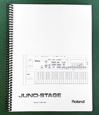 Roland juno stage owner - juno-stage, owner's