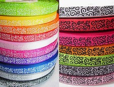 RUBAN GROS GRAIN - COURBE