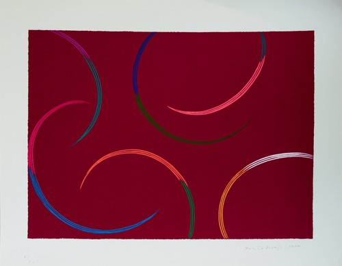Piero dorazio serigrafia su - dorazio,