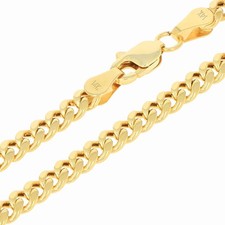 14k oro giallo 4mm - giallo, miami