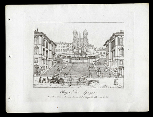 Piazza spagna roma dal - ,