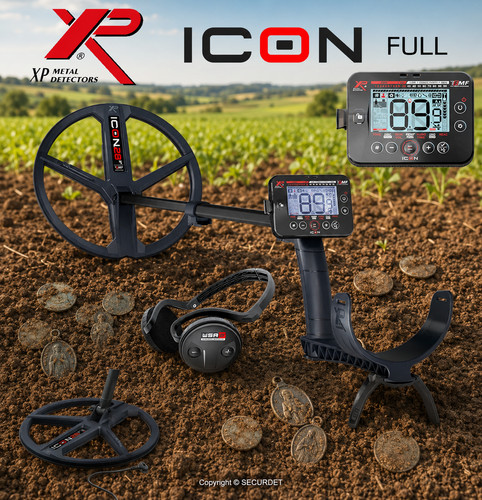 Metal detector icon full - icon,