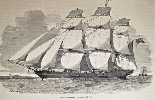 Stampe riviste 1850 - 10, nave