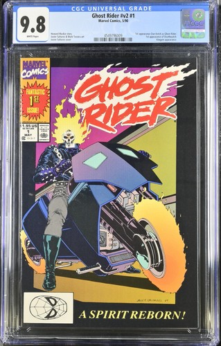 Ghost rider cgc - v2, 9.8
