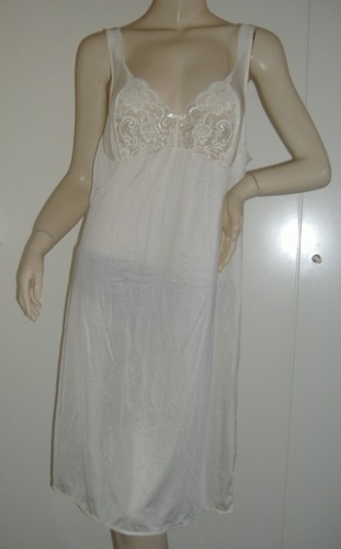 Vintage sottoveste nylon panna - nylon,