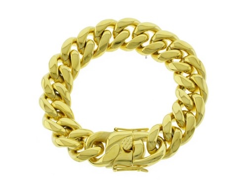 Bracciale catena maglia cubana