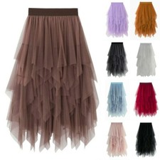 Gonna donna asimmetrica a rete