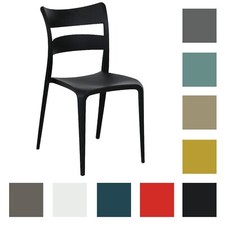 Sedia ONDA in Polipropilene Design impilabile per interno ed esterno