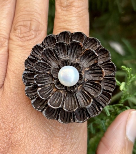 Anello fatto mano - fatto, floreale