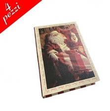 Set 4 scatole natalizie a