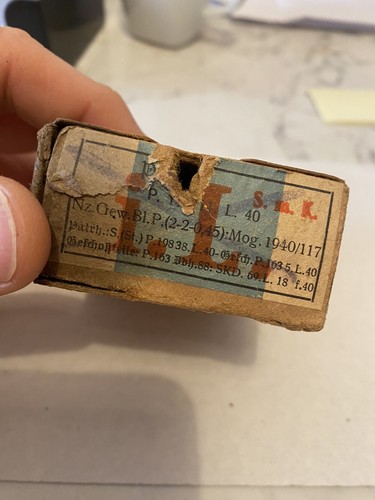 Ww2 scatola munizioni mauser - ww2,
