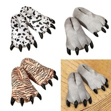 Pantofole di peluche a forma