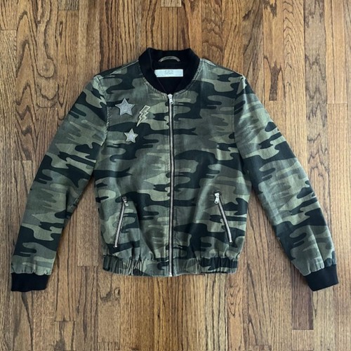 Giacca bomber zara denim - zara, verde