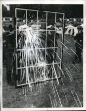 Foto stampa 1956 vigili del