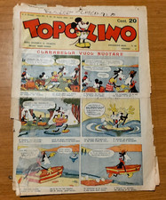 TOPOLINO GIORNALE # 86 - 19 AGOSTO 1934 - EDIZIONE NERBINI -  ORIGINALE