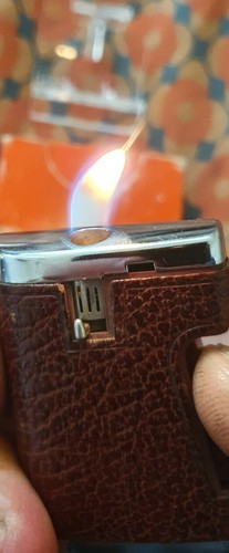 Ronson comet lighter - ronson, leather