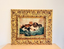 Grande quadro vintage gatti