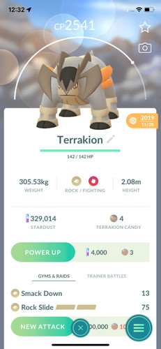 Pokemon terrakion - terrakion, (2019)