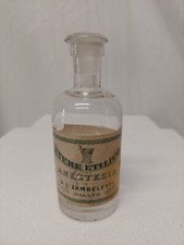 Vecchia Bottiglietta Etere Etilico Anestesia Dott. Zambeletti Milano