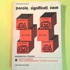 PAROLE SIGNIFICATI COSE