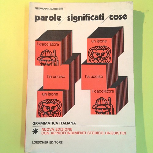 Parole significati cose - parole,