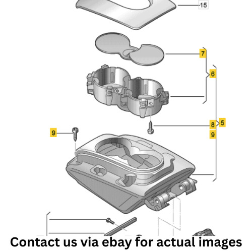 Audi 2007 console centrale - 2007,