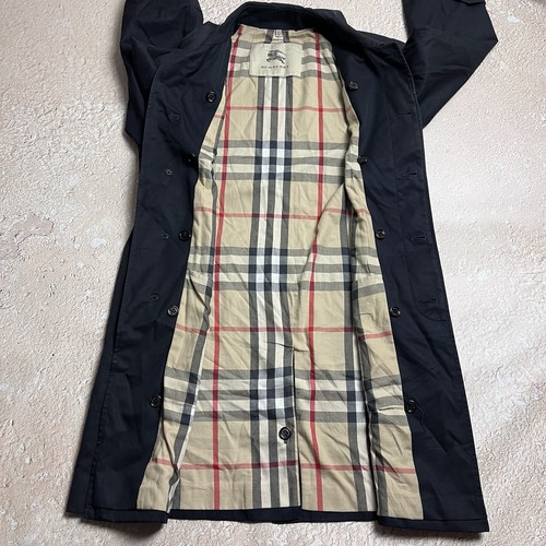 Burberry trench uomo blu - , navy