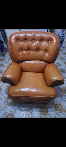 Poltrona pelle vintage - in,