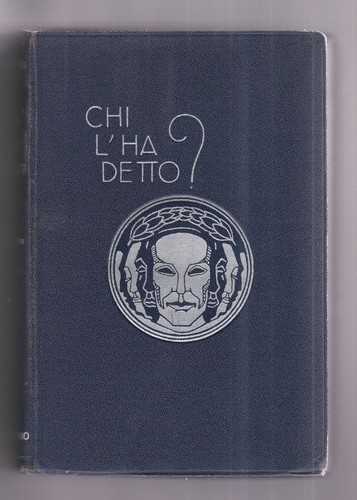 Libro chi detto fumagalli - chi, l'ha