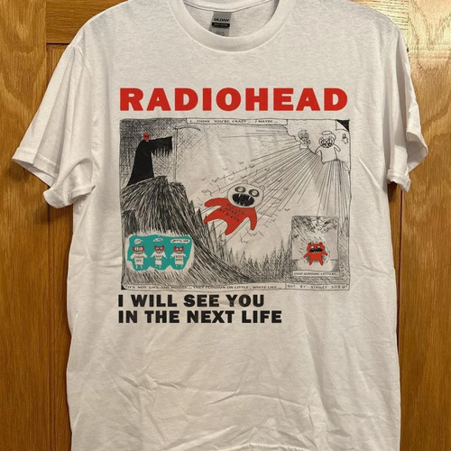 Radiohead band tshirt - radiohead,