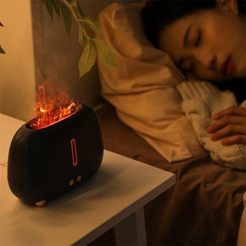Umidificatore fiamma led - a,