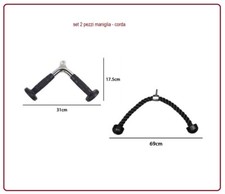 2 attrezzi palestra maniglia