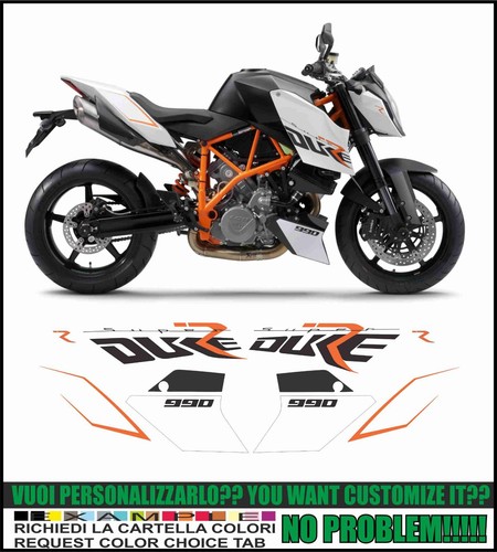 Adesivi super duke 990 2009 - super, r