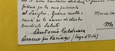 Autografo antonio calderara - di,