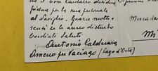 Autografo di ANTONIO CALDERARA Disegni Orta San Giulio Vacciago Max Bill Fontana