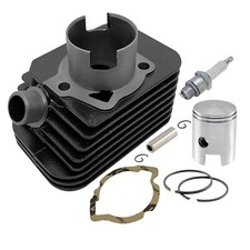 Kit Gruppo Termico  Ghisa 5 Travasi Dm 43 70CC Sp 10 per Piaggio Ciao Si 50