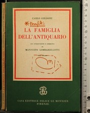 LA FAMIGLIA DELL'ANTIQUARIO. CARLO GOLDONI. LE MONNIER.