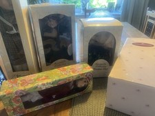 5 bambole dipinte a mano di