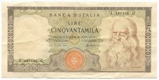 50000 LIRE BANCA D'ITALIA