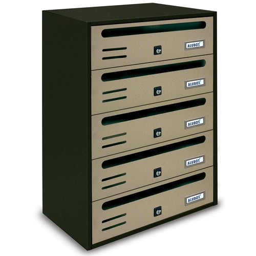 Cassetta postale alubox cubo - alubox, cubo/r